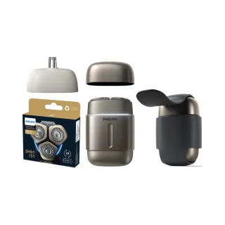 【Philips 飛利浦】RQ903/06 旗艦攜帶式電鬍刀 (買1送1-贈原廠刀頭SH91/全機水洗/官方直營)