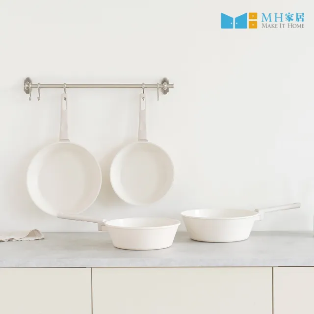 【MH家居KITCHEN】韓國製不沾平底煎鍋24cm(平底鍋/不沾鍋/IH爐可用)