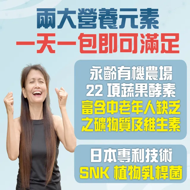 【吉品保健】永齡農場郭董六合ㄧ養生法寶-雙效益生源*10盒(14條/盒 全素)