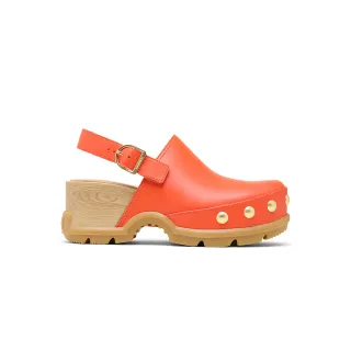 【SOREL】女款-後帶木屐鞋(火焰橘)