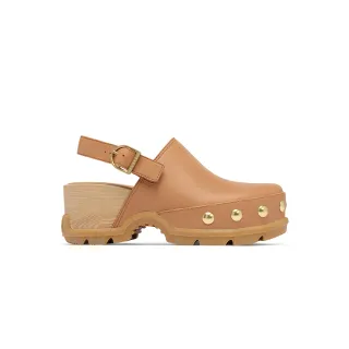 【SOREL】女款-後帶木屐鞋(棕褐色)