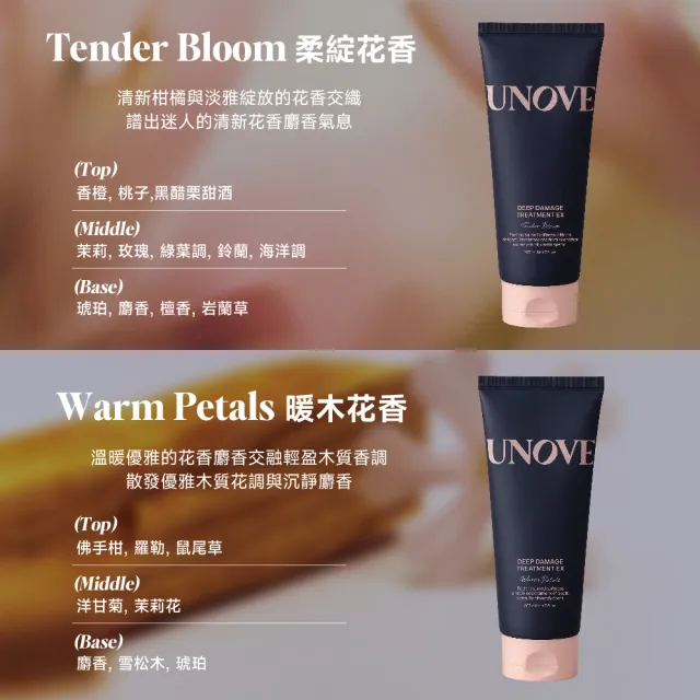 【UNOVE】柔諾伊 角蛋白洗護2入組(角蛋白修護洗髮精500ml/角蛋白修護髮膜207ml)