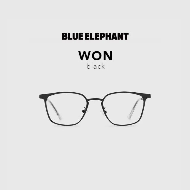 【BLUE ELEPHANT】WON black MAIN一般款式 抗藍光眼鏡 鏡框 附盒 官方旗艦店