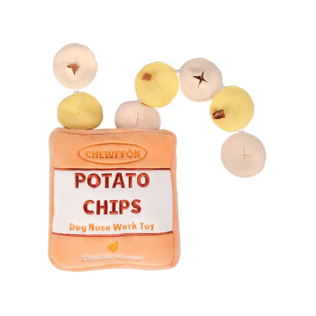 【CHEWFFON】脆洋芋片 藏食玩具(嗅聞玩具 狗狗玩具 寵物玩具)