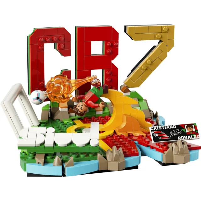 【LEGO 樂高】Editions 43012 & 43016 Cristiano Ronaldo－C羅組合(世足 2026世界盃 禮物 積木 居家擺設)