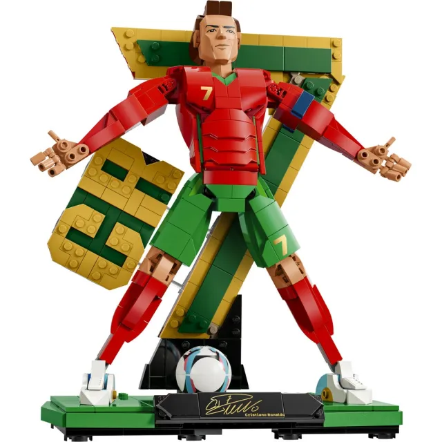 【LEGO 樂高】Editions 43012 & 43016 Cristiano Ronaldo－C羅組合(世足 2026世界盃 禮物 積木 居家擺設)
