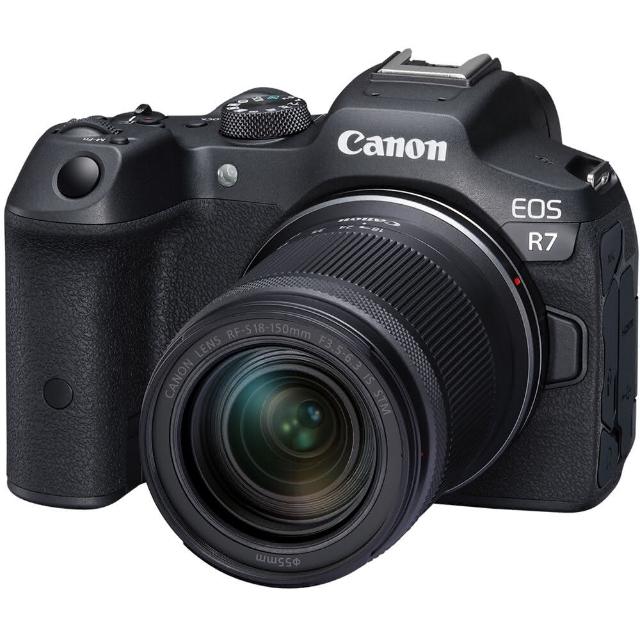 【Canon】EOS R7 KIT 附 RF-S 18-150mm F3.5-6.3 IS STM 旅遊鏡組 (公司貨) APS-C 無反微單眼相機