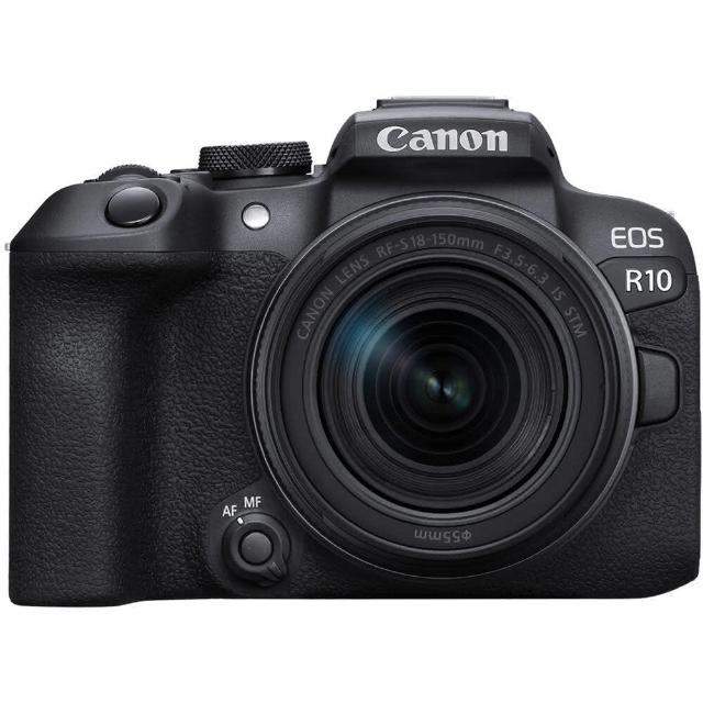 【Canon】EOS R10 KIT 附 RF-S 18-150mm F3.5-6.3 IS STM 旅遊鏡組 (公司貨) APS-C 無反微單眼相機