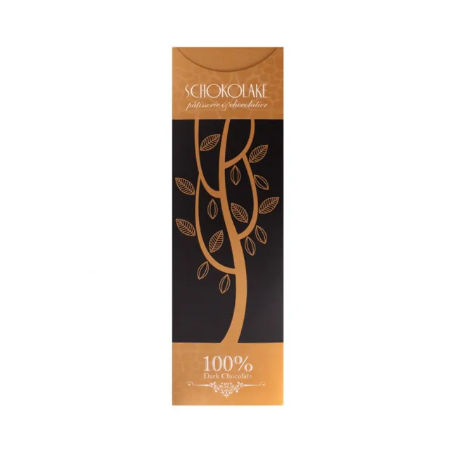 【巧克力雲莊】100%黑巧克力薄片兩盒組(12入/盒_頂級黑巧克力)