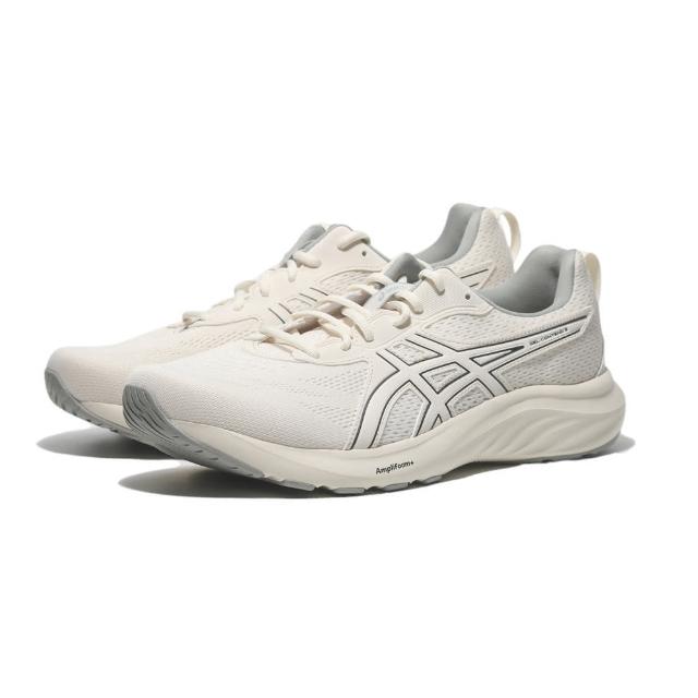 【asics 亞瑟士】慢跑鞋 男鞋 運動鞋 緩震 超寬楦 GEL-CONTEND 9 4E 米白 1011C001-200