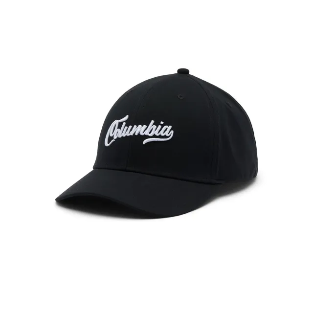 【Columbia 哥倫比亞】超防曬UPF50防潑棒球帽-Columbia ™ Snapback-黑色(UCU23690BK/KS)