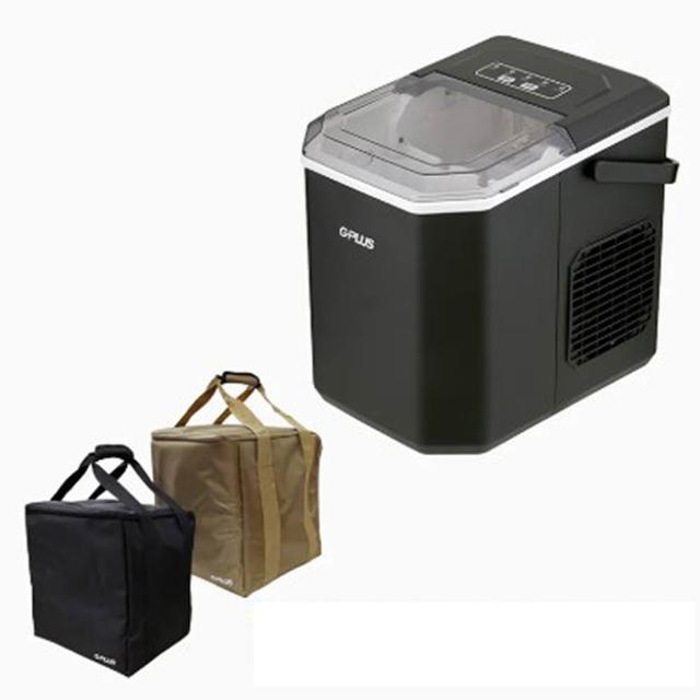【G-PLUS 拓勤】GP小冰快 微電腦全自動製冰機GP-IM01 室內白/戶外黑/奶油黃-送價值800元收納袋(車麗屋)