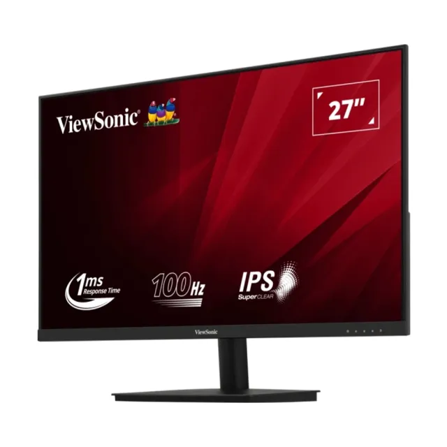 【ViewSonic 優派】無線鍵鼠組★VA270A-H 27型 100Hz FHD廣視角螢幕(IPS/1ms/HDMI/VGA/抗藍光/零閃頻/)