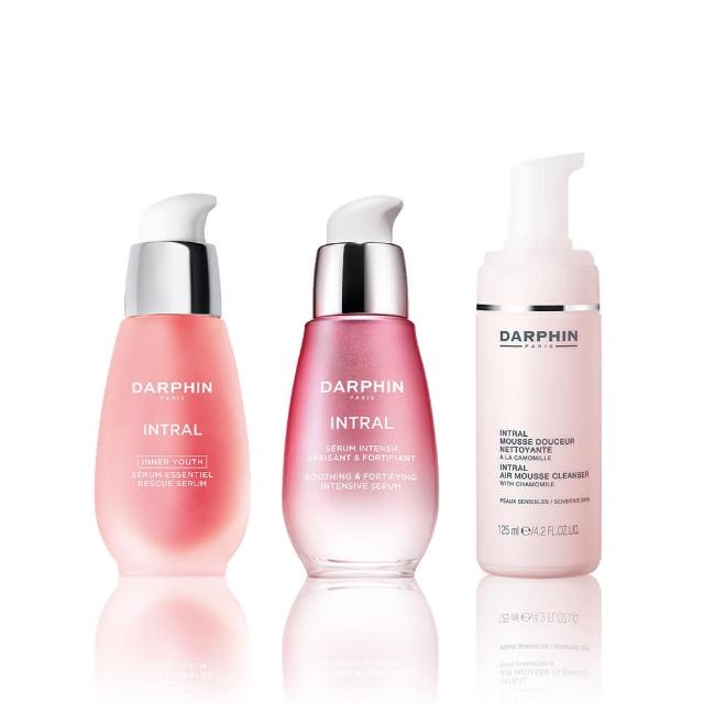 【DARPHIN 朵法】全效舒緩精華30ml+全效舒緩修護安瓶30ml