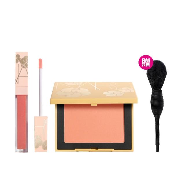 【NARS】官方直營 妝點花樣唇頰組(炫色腮紅+激情過後嫩唇露)