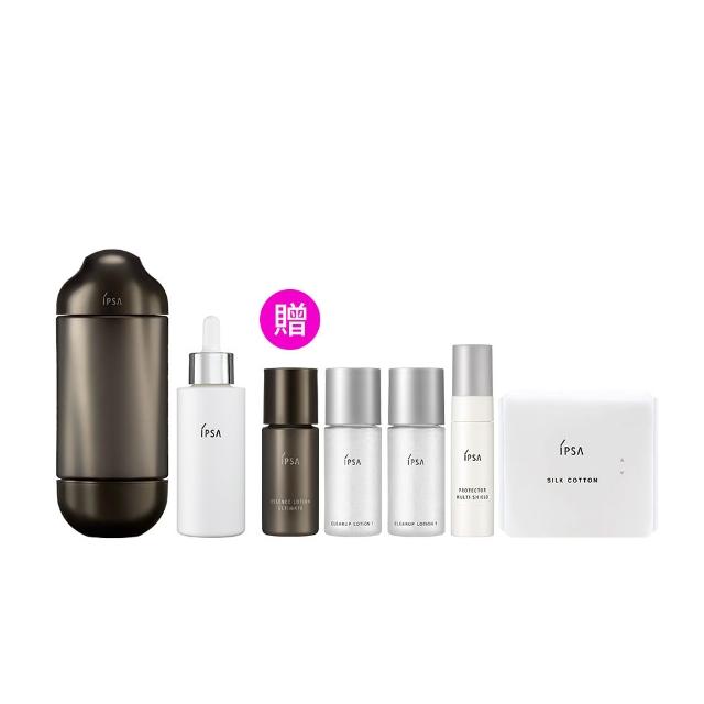 【IPSA 茵芙莎】黑金水追光修護精華組(極境新生修護精華露150ml + 追光淨亮精華50ml)