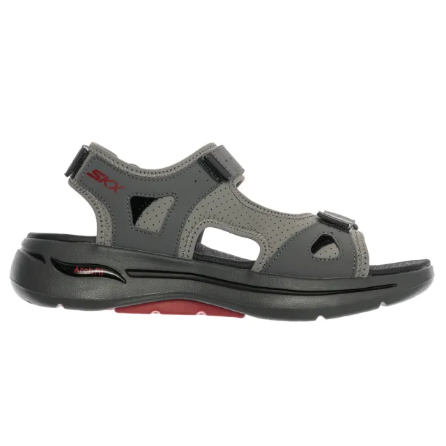 【SKECHERS】男鞋 健走系列涼拖鞋 拖鞋 瞬穿舒適科技 GO WALK ARCH FIT SANDAL(229064CCRD)