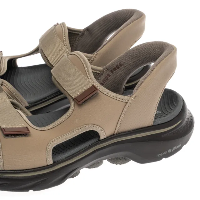 【SKECHERS】男鞋 健走系列涼拖鞋 拖鞋 涼鞋 瞬穿舒適科技 GO WALK 7 SANDAL(229297DKTP)