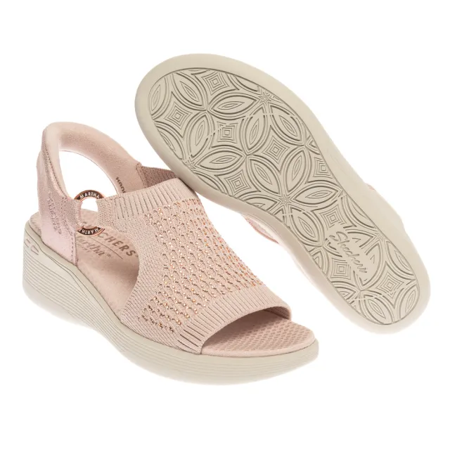 【SKECHERS】女鞋 休閒系列 涼鞋 拖鞋 瞬穿舒適科技 PIER-LITE SANDAL_MARTHA STEWART (188001BLSH)