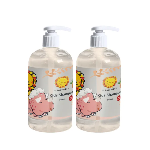 【獅子寶寶】酪梨保濕洗沐系列 兒童柔順洗髮露(500mL)2入組 大童小孩洗髮 兒童潤髮不打結 洗澡