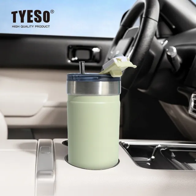 【H&R 安室家】TYESO泰碩 304不鏽鋼保溫咖啡杯550ml(H80)
