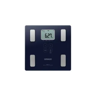 【OMRON 歐姆龍】電子體重計/體脂計  HBF-236 柔道國手 楊勇緯推薦(深藍色)