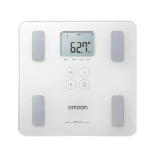 【OMRON 歐姆龍】電子體重計/體脂計 HBF-228T 柔道國手 楊勇緯推薦(白色)