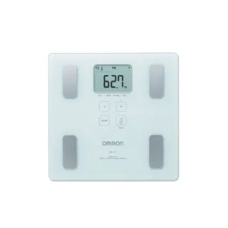 【OMRON 歐姆龍】電子體重計/體脂計  HBF-217 柔道國手 楊勇緯推薦 白色 