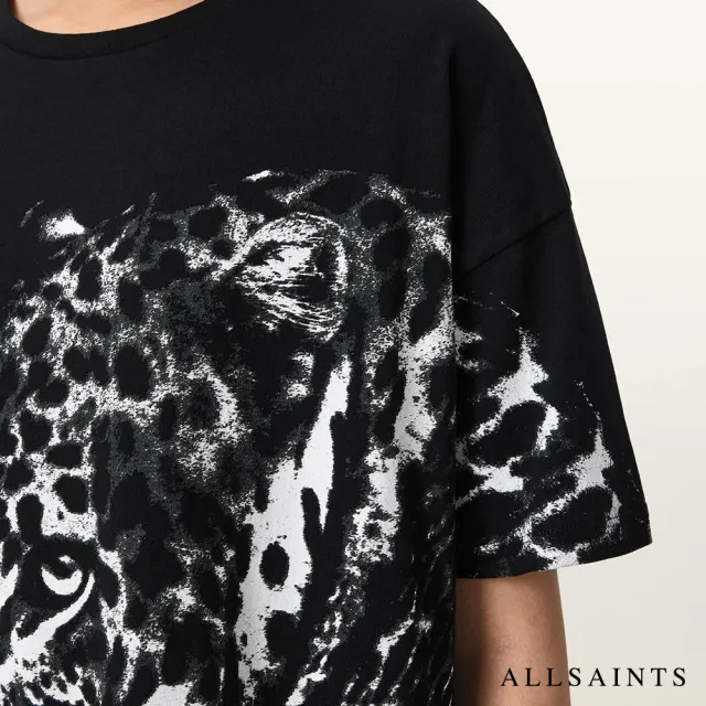 【ALLSAINTS】ZAYA 純棉寬鬆T恤式短洋裝 W053DE(舒適版型)