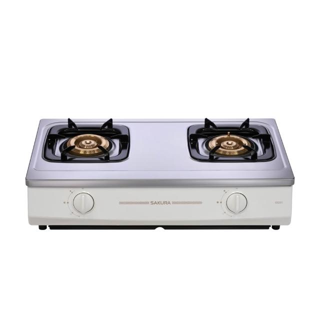 【SAKURA 櫻花】二口節能安全爐G5201S(原廠安裝-官方直營)