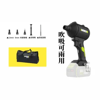 【WORX 威克士】空氣吹塵槍 暴力吹風機 空機  吹塵槍 弱電 除塵槍(WU093.9)