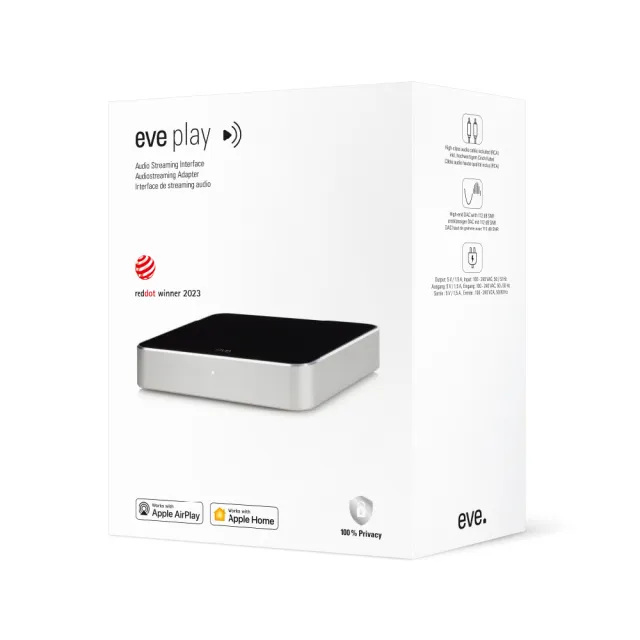 【EVE】Play 音訊串流盒(HomeKit / 蘋果智能家庭)