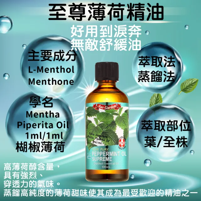 【澳維花園】大容量精油3入(尤加利250mlX3/薰衣草/薄荷/茶樹100mlX3/任選)