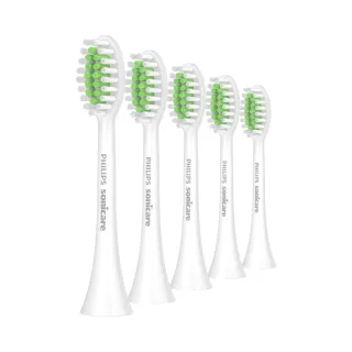 【Philips 飛利浦】HX2035 2100系列專用輕柔亮白刷頭五入組 (替換刷頭/溫和清潔/亮白效果/官方直營)