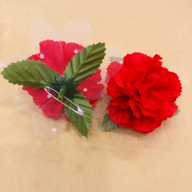 【六分埔禮品】康乃馨胸花12入-多色任選(母親節康乃馨胸針康乃馨別針謝師宴佈置擺飾裝飾)