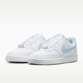 【NIKE 耐吉】休閒鞋 女鞋 運動鞋 W COURT VISION LO LE 白藍 IB6652-102(2W6022)