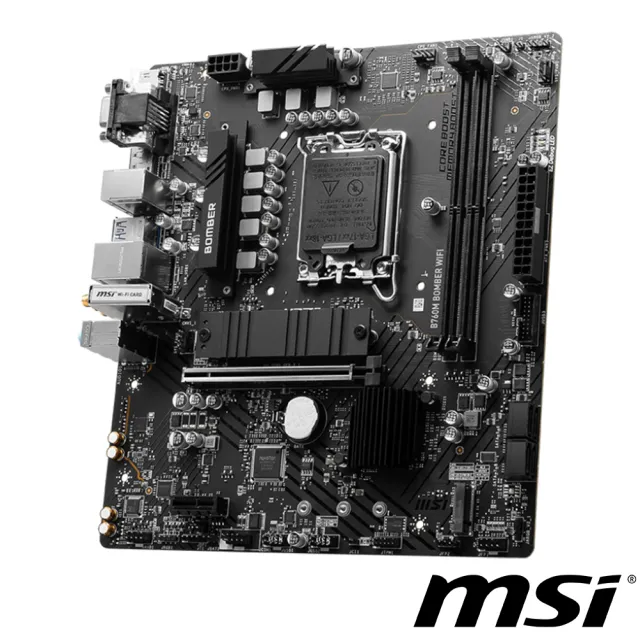 SSD+MB組合★【MSI 微星】SPATIUM M470 Pro 1TB SSD固態硬碟(讀6000MB/寫4500MB)+微星B760M