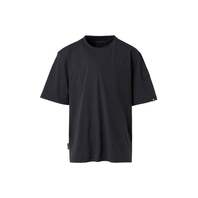 【Mammut 長毛象】Mammut Explorer T-Shirt AF 防曬輕量快乾短袖T恤 黑色 中性款  #1017-07670