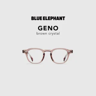【BLUE ELEPHANT】GENO brown crystal MAIN一般款式 抗藍光眼鏡 鏡框 附盒 官方旗艦店(韓國 眼鏡 明星同款)