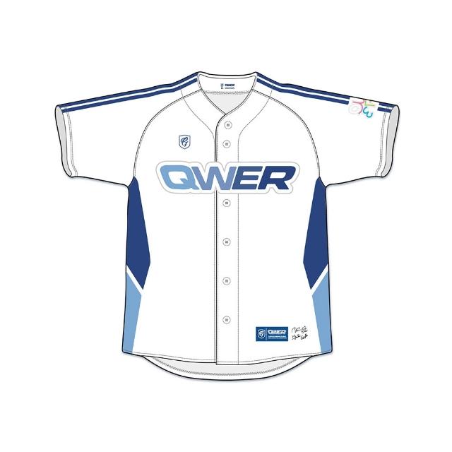 【富邦悍將】悍將 x QWER聯名球衣(白_XS-3XL)