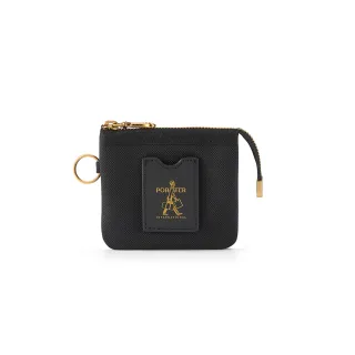 【PORTER INTERNATIONAL】經典復古LUXY零錢包(黑)