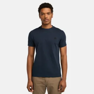 【Timberland】男款深寶石藍休閒短袖T恤(A2EKJZ02)
