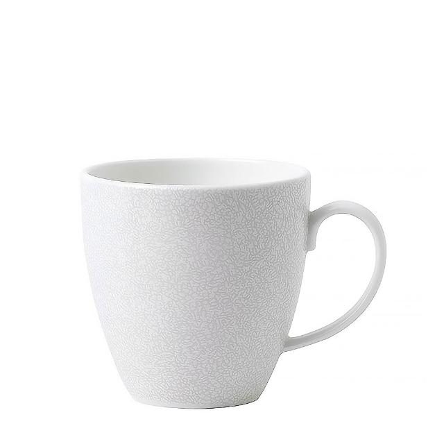 【WEDGWOOD】幾何珍珠白馬克杯350ml(官方直營)