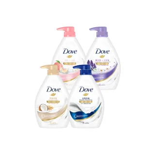 【Dove 多芬】滋養柔膚/GOFRESH系列沐浴乳900mlx4入(多款任選)