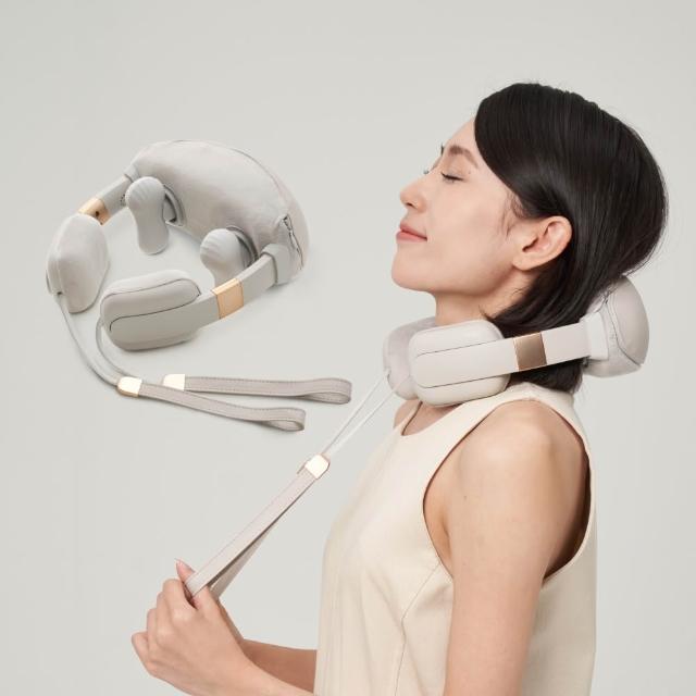 TAKASHIMA高島 M-6185 肩頸按摩機，專為頸部設計的揉捏式按摩，內建溫熱功能，幫助舒緩肩頸痠痛。充電式設計，輕巧僅0.8kg，尺寸約22x23.5x9.5cm，灰色系外觀，中國製造，BSMI認證R31662，1年保固。無遙控器，10W低功率，適合日常個人衛生使用。