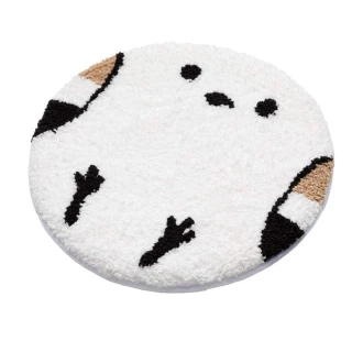 【NITORI 宜得利家居】(DECO HOME商品)圓形坐墊 SHIMAENAGA 長尾山雀 gScs1(DH)