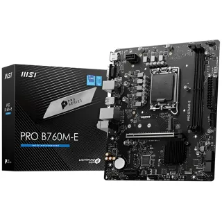 【Intel 英特爾】Intel Core i7-14700F CPU+微星 B760M-E 主機板D5(二十核心超值組合包)