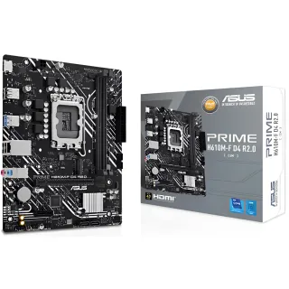 【Intel 英特爾】Intel Core i7-14700F CPU+華碩 H610M-F 主機板(二十核心超值組合包)