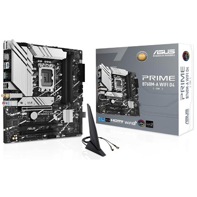 【Intel 英特爾】Intel Core i5-14400 CPU+華碩 B760M-A WIFI 主機板D4 (二十核心超值組合包)