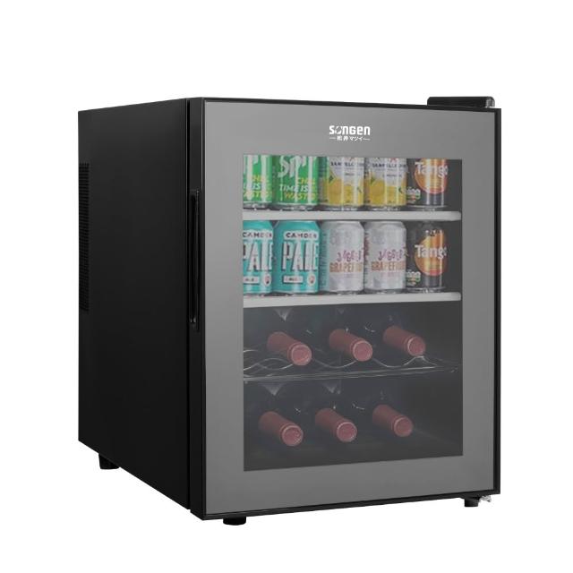 SONGEN松井 ZW-32STF 單門冰箱，33L實際容量適合小空間使用，變頻馬達75W低耗電，黑色系設計時尚，尺寸355x503x480mm輕巧方便，中國製造110V/60Hz適用臺灣，無能源標章但環保設計，全機1年保固，右開門方便取物，理想宿舍或辦公室冷藏選擇。